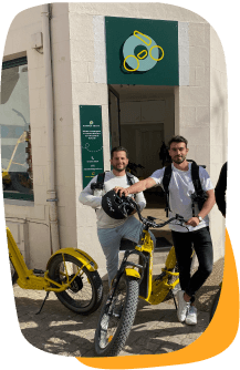 balade amis trottinette