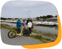 balade en famille à trottinette